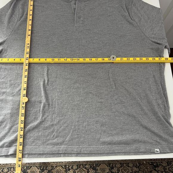 Free Assembly Men's Long Sleeve Henley Shirt - XXL‎ Cozy Cotton Blend - Picture 6 of 6